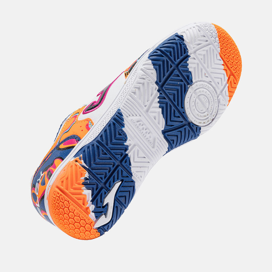 Top Flex Jr 26 Indoor Junior Blanco Naranja