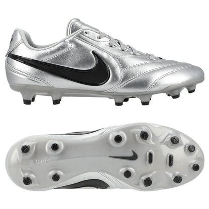 Nike Tiempo Ligera Profesional FG - Plata metalizada/Negro (EDICIÓN LIMITADA)