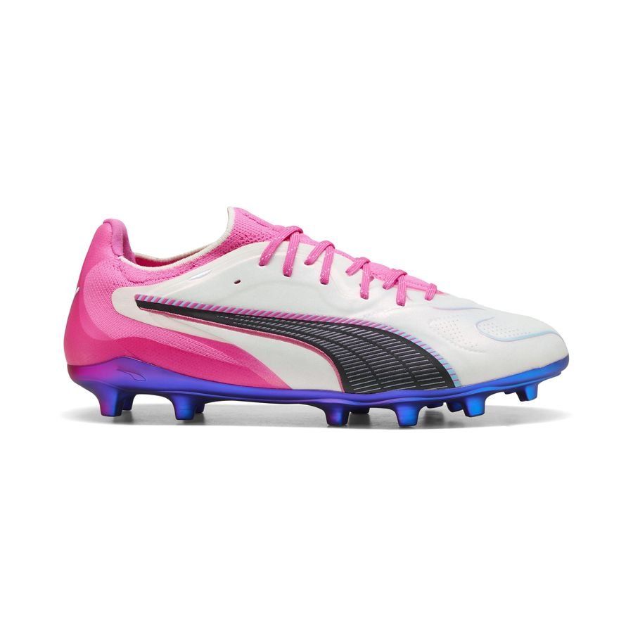 PUMA King 20 Ultimate FG/AG Showtime - PUMA White/Poison Pink/Bright Aqua