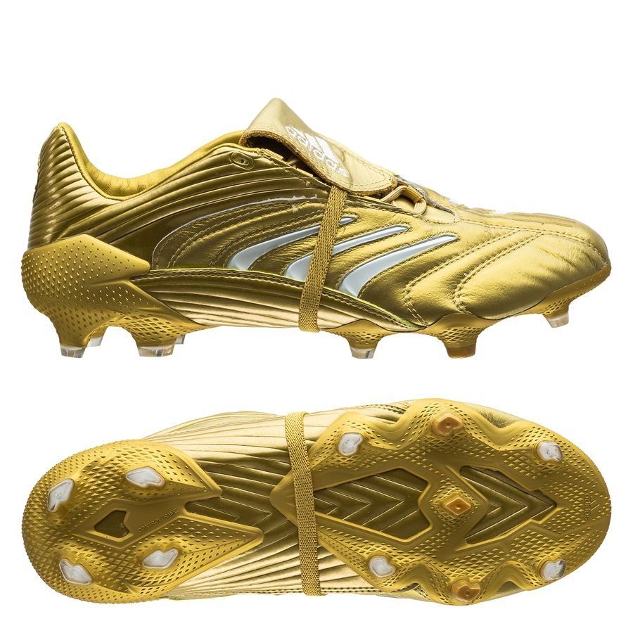 Adidas Predator Absolute FG - Dorado Metálico/Blanco (EDICIÓN LIMITADA)