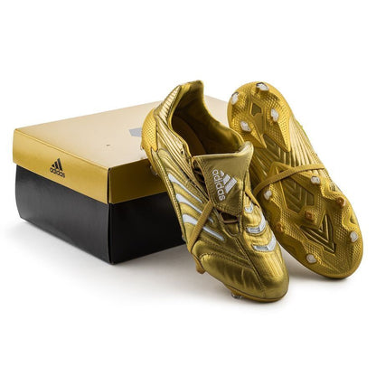 Adidas Predator Absolute FG - Dorado Metálico/Blanco (EDICIÓN LIMITADA)