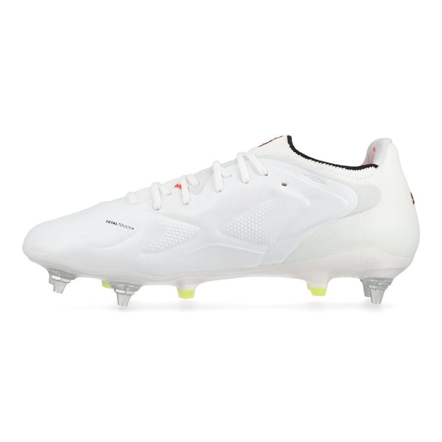 PUMA King 20 Ultimate SG Unleashed - PUMA White/Rojo/Amarillo