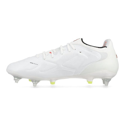 PUMA King 20 Ultimate SG Unleashed - PUMA White/Rojo/Amarillo