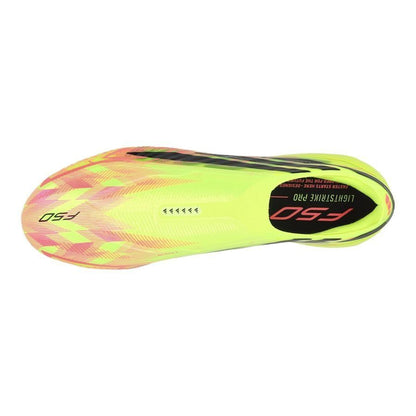 Adidas F50 Hyperfast Elite Laceless FG - Solar Yellow/Core Black/Solar Turquoise
