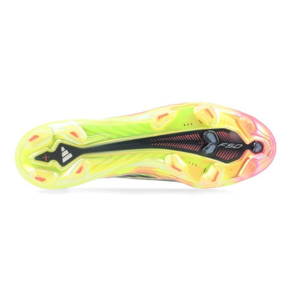 Adidas F50 Hyperfast Elite Laceless FG - Solar Yellow/Core Black/Solar Turquoise