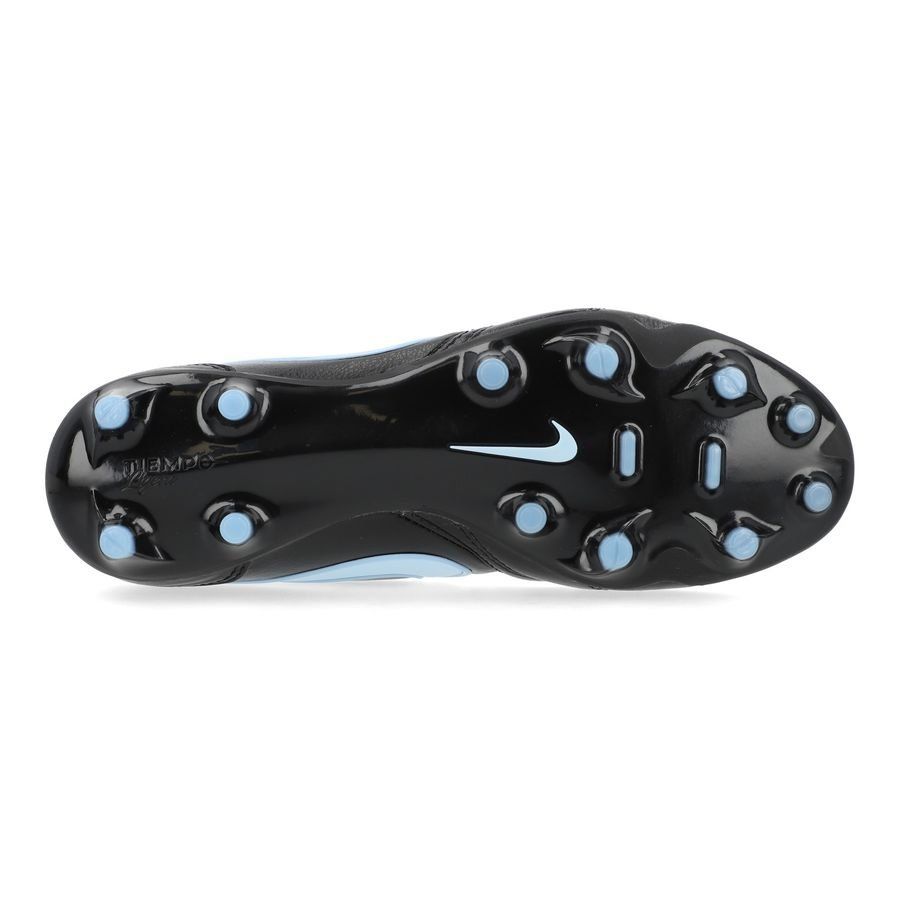 Nike Tiempo Ligera Profesional FG Shadow - Negro/Obsidiana/Azul hielo