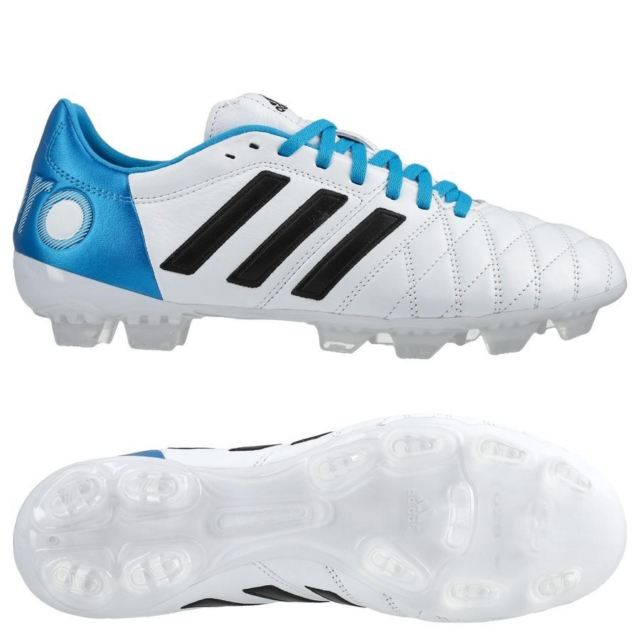 Adidas 11Pro Toni Kroos Edition FG - White/Core Black/Solar Blue (EDICIÓN LIMITADA)