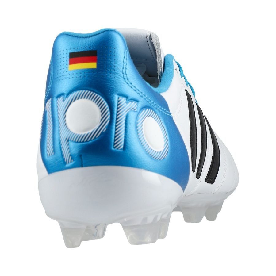 Adidas 11Pro Toni Kroos Edition FG - White/Core Black/Solar Blue (EDICIÓN LIMITADA)