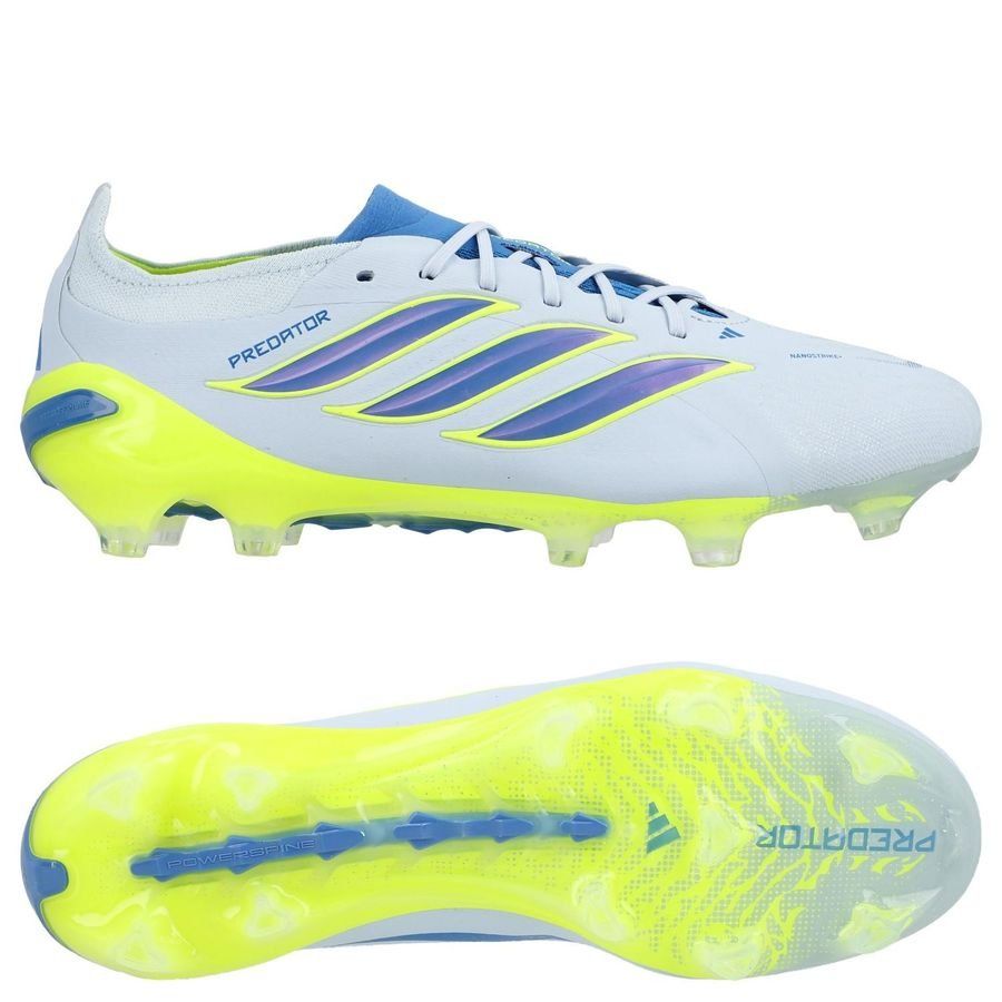 Adidas Predator Elite FG Ice Cold Precision - Crystal Sky/Ray Blue/Amarillo solar