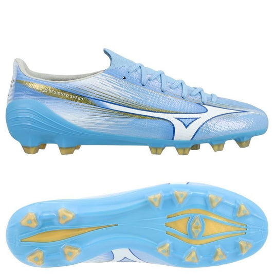 Mizuno Alpha III Elite FG Unity Sky - Celeste/White