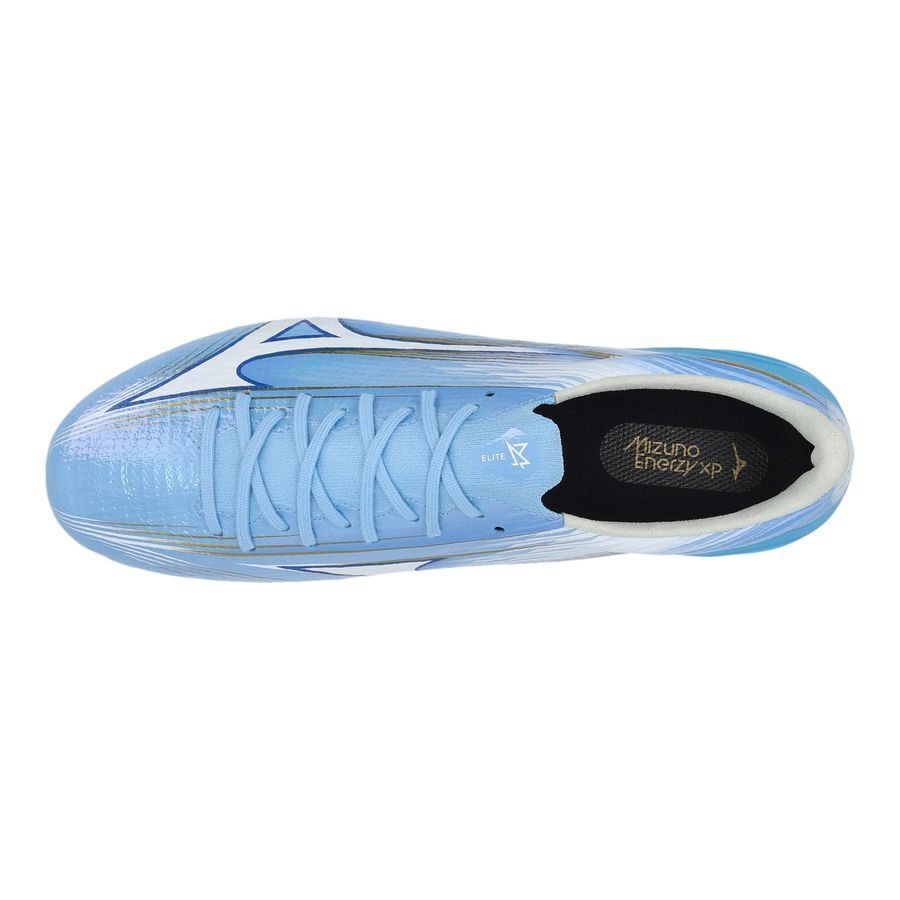 Mizuno Alpha III Elite FG Unity Sky - Celeste/White