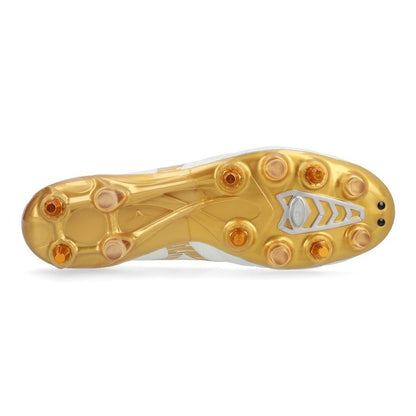 Mizuno Morelia Neo IV Beta Elite SG Bright Gold - Blanco/Oro/Cool Grey