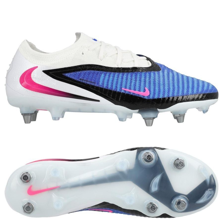 Nike Phantom 6 Elite Low SG-PRO - Azul Racer/Explosión Rosa/Blanco