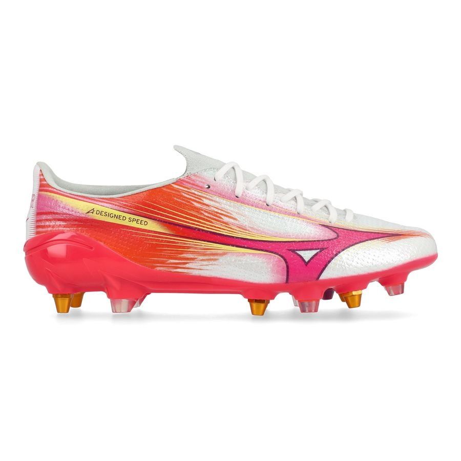 Mizuno Alpha III Elite SG Blazing Flair - Blanco/Fucsia Púrpura