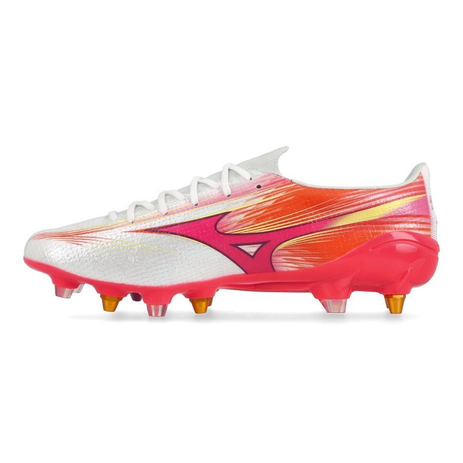 Mizuno Alpha III Elite SG Blazing Flair - Blanco/Fucsia Púrpura