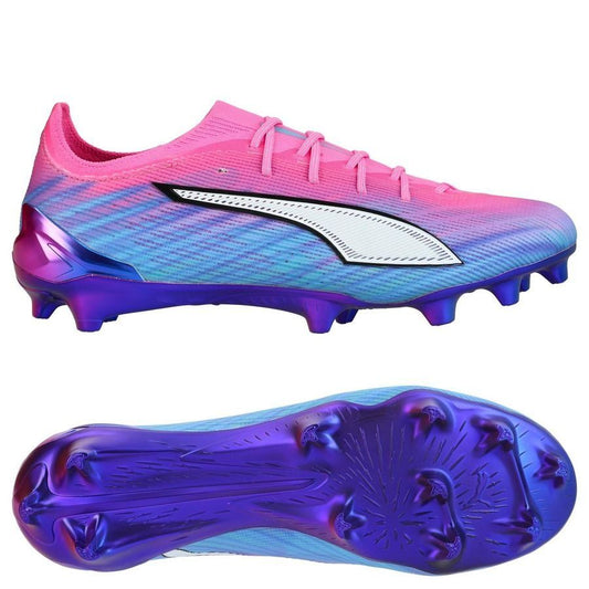 PUMA Ultra 6 Ultimate FG Showtime - Poison Pink/PUMA White/Sun Stream/Bright Aqua