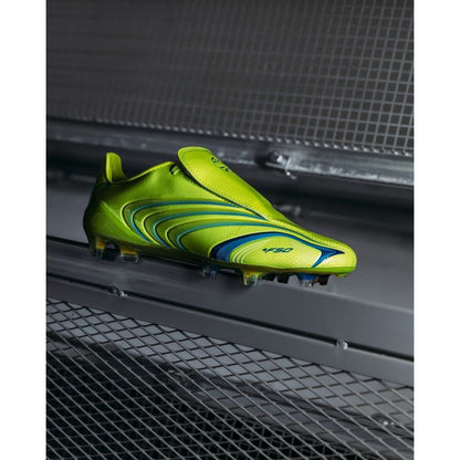 Adidas F50 Elite Tunit FG - Lucid Lemon/Azul real/Light Utility Aqua (EDICIÓN LIMITADA)