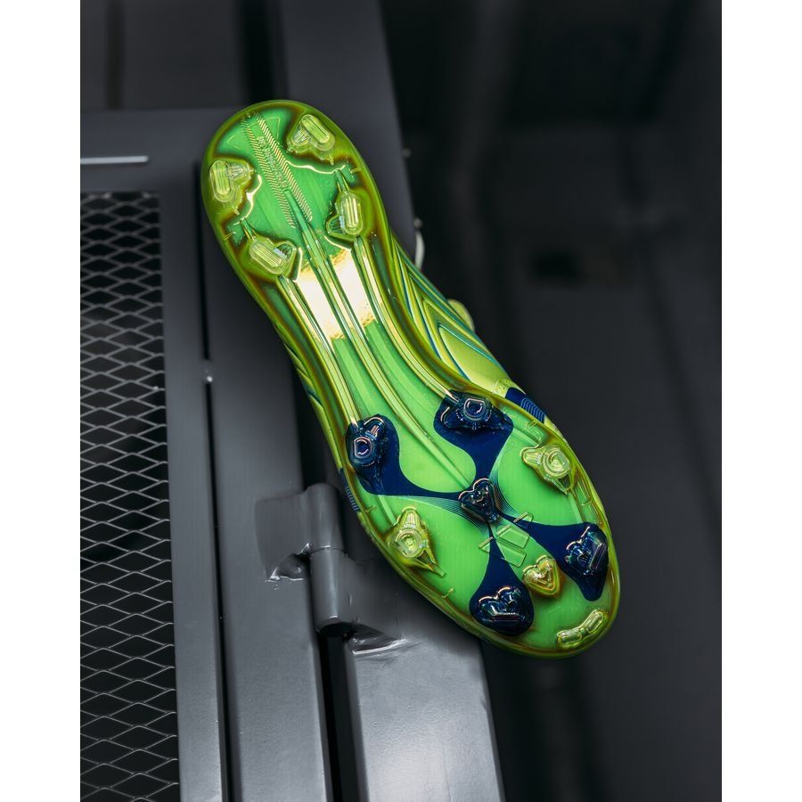 Adidas F50 Elite Tunit FG - Lucid Lemon/Azul real/Light Utility Aqua (EDICIÓN LIMITADA)