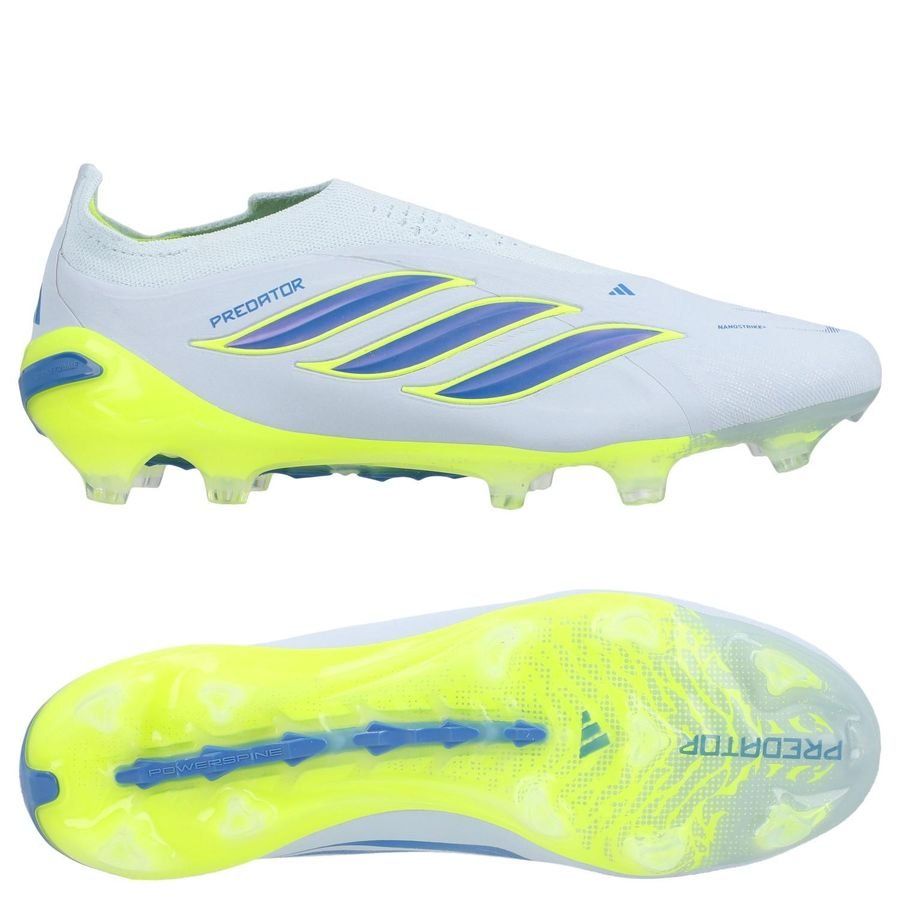 Adidas Predator Elite Laceless FG Ice Cold Precision - Crystal Sky/Ray Blue/Amarillo solar