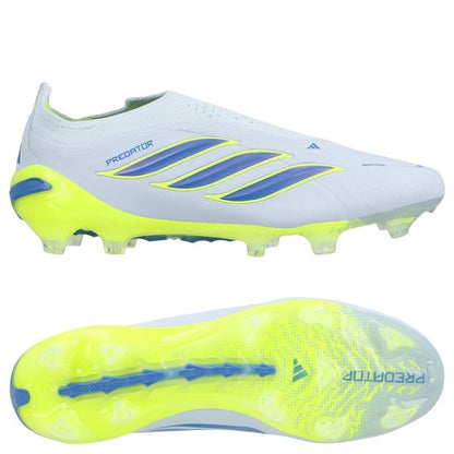Adidas Predator Elite Laceless FG Ice Cold Precision - Crystal Sky/Ray Blue/Amarillo solar