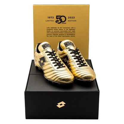 Lotto Stadio OG II FG 50 Years Aniversario - Oro/Negro (EDICIÓN LIMITADA)
