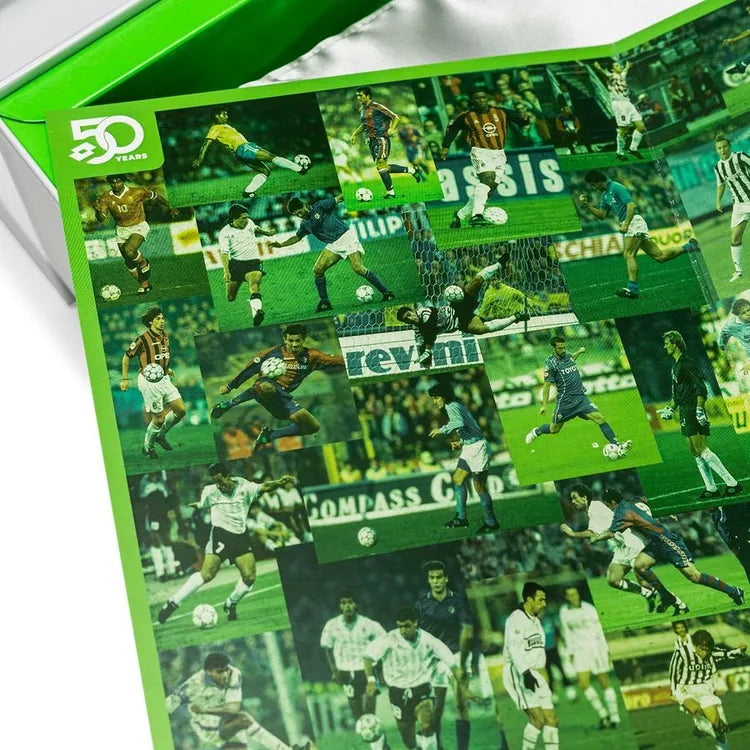 Lotto Stadio OG II FG 50 Years Aniversario 50 Icons - Perla blanca/Verde (EDICIÓN LIMITADA)