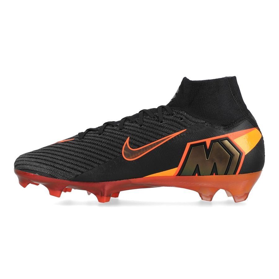 Nike Air Zoom Mercurial Superfly 10 Elite FG - Negro/Hiper Carmesí
