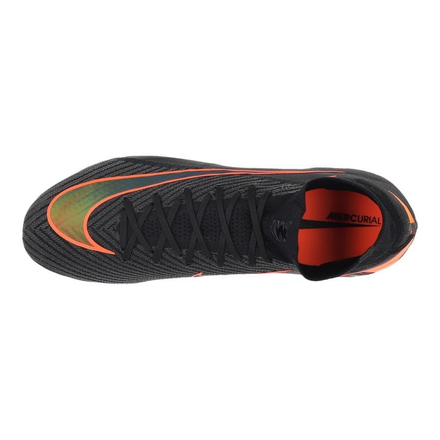 Nike Air Zoom Mercurial Superfly 10 Elite FG - Negro/Hiper Carmesí