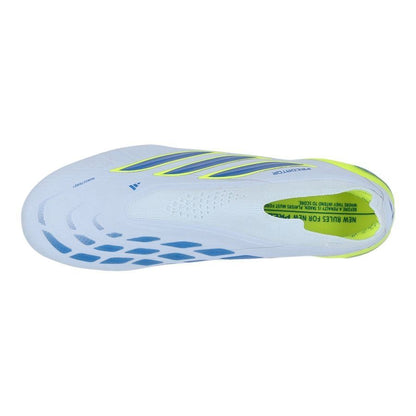 Adidas Predator Elite Laceless FG Ice Cold Precision - Crystal Sky/Ray Blue/Amarillo solar