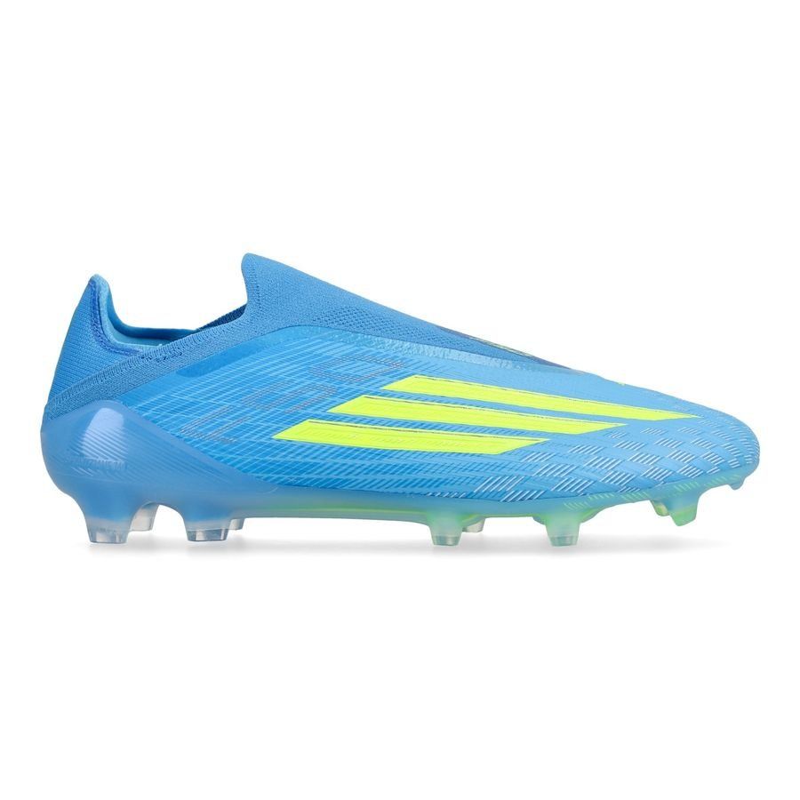 Adidas F50 Elite Laceless FG Ice Cold Precision - Lucid Ray Blue/Amarillo solar/Light Utility Aqua