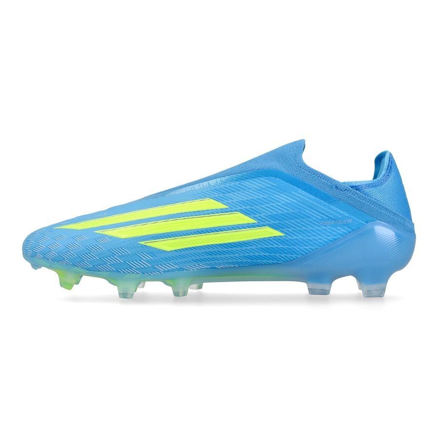 Adidas F50 Elite Laceless FG Ice Cold Precision - Lucid Ray Blue/Amarillo solar/Light Utility Aqua