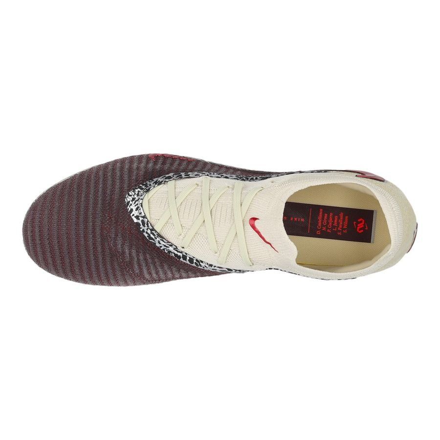 Nike Phantom 6 Elite Low Cut FG United - Burgundy Crush/Universal Red/Fósil