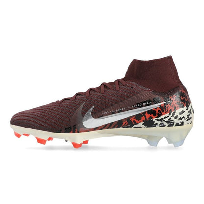 Nike Air Zoom Mercurial Superfly 10 Elite FG United - Burgundy Crush/Plata metalizada/Universal Red/Fósil