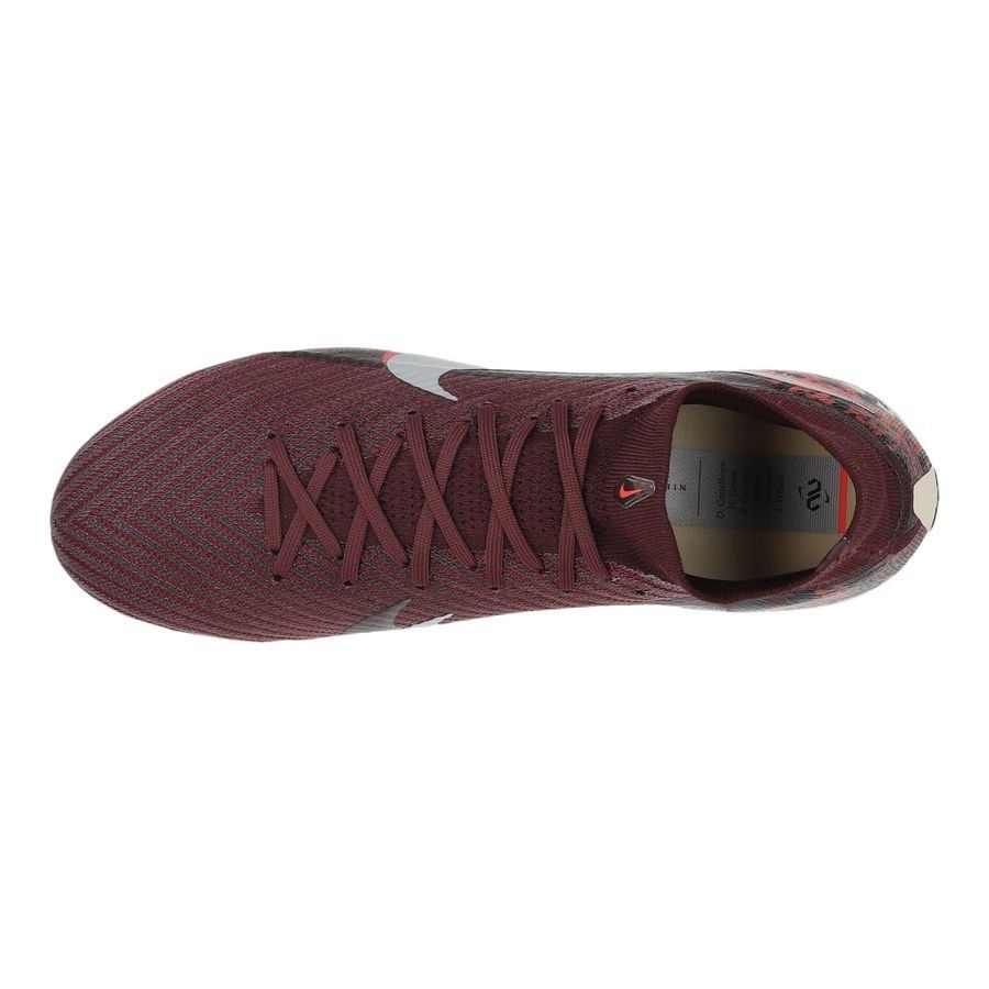Nike Air Zoom Mercurial Superfly 10 Elite FG United - Burgundy Crush/Plata metalizada/Universal Red/Fósil