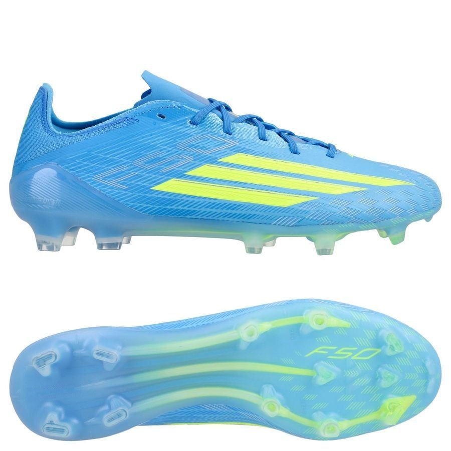 Adidas F50 Elite FG Ice Cold Precision - Lucid Ray Blue/Amarillo solar/Light Utility Aqua