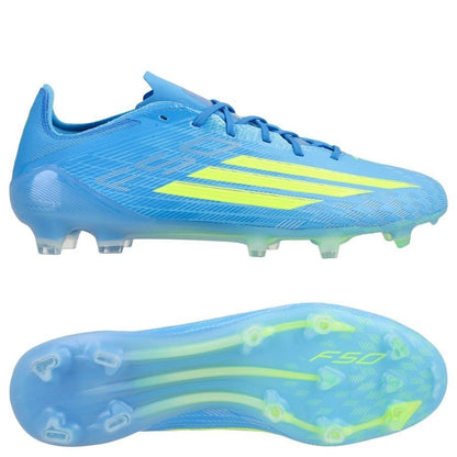 Adidas F50 Elite FG Ice Cold Precision - Lucid Ray Blue/Amarillo solar/Light Utility Aqua