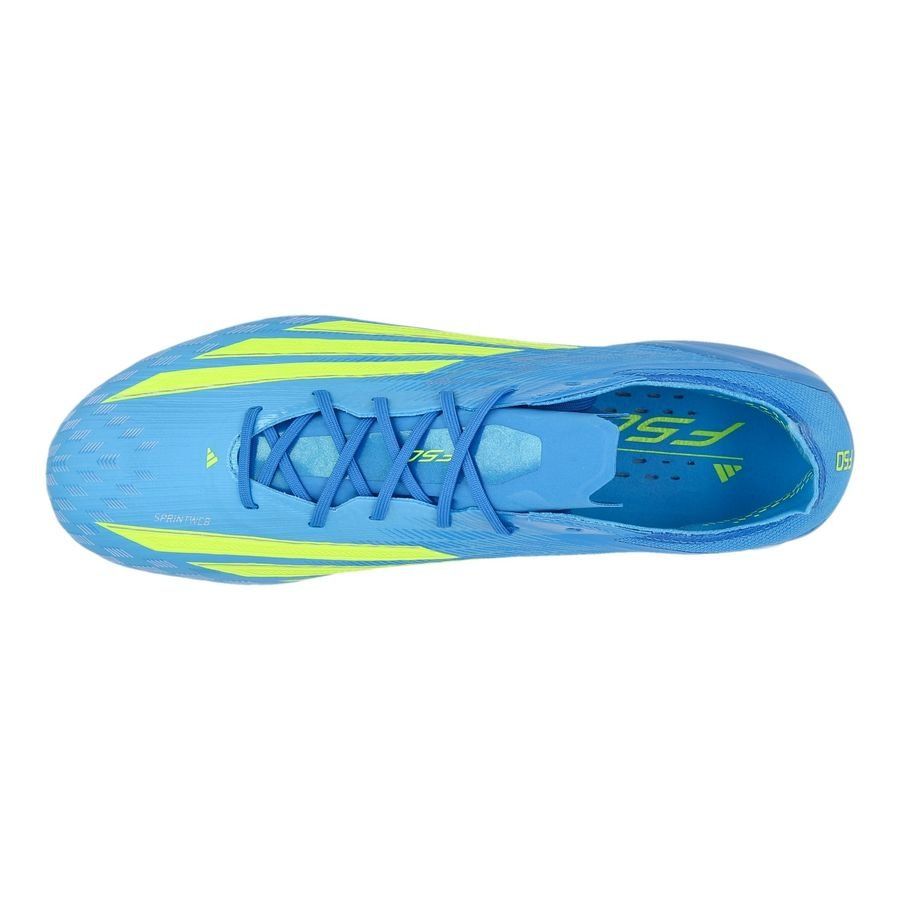 Adidas F50 Elite FG Ice Cold Precision - Lucid Ray Blue/Amarillo solar/Light Utility Aqua