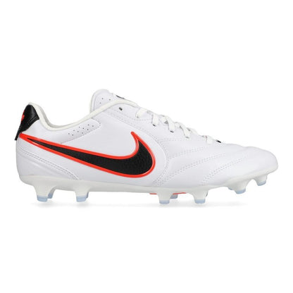 Nike Tiempo Ligera Profesional FG - Blanco/Negro/Carmesí brillante