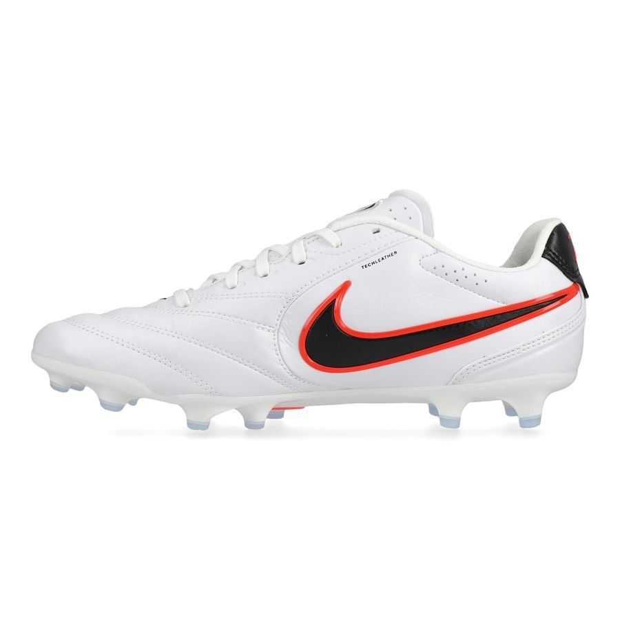 Nike Tiempo Ligera Profesional FG - Blanco/Negro/Carmesí brillante