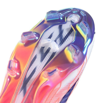 Adidas F50 Hyperfast Elite FG Chaos vs Control - Footwear White/Solar Purple/Solar Turbo