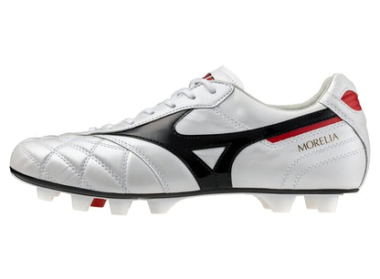 Mizuno Morelia II Made in Japan FG - Blanco/Negro/Rojo
