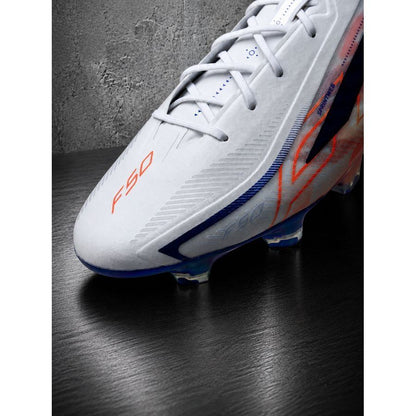 Adidas F50 Hyperfast Elite FG Chaos vs Control - Footwear White/Solar Purple/Solar Turbo