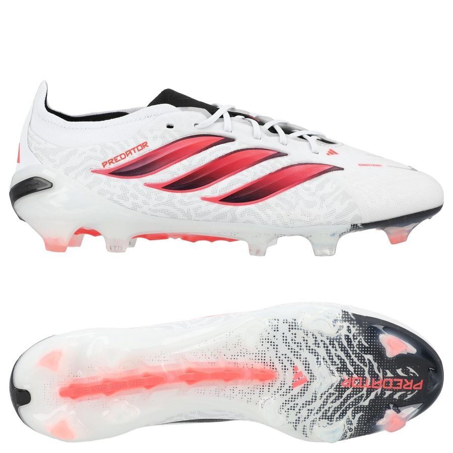 Adidas Predator Elite FG Chaos vs Control - Footwear White/Solar Turbo/Core Black