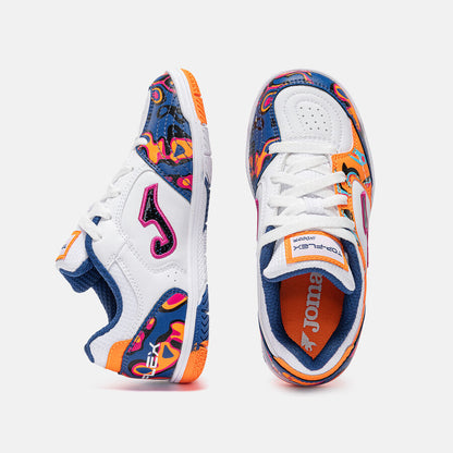 Top Flex Jr 26 Indoor Junior Blanco Naranja