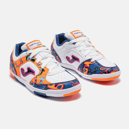 Top Flex Jr 26 Indoor Junior Blanco Naranja