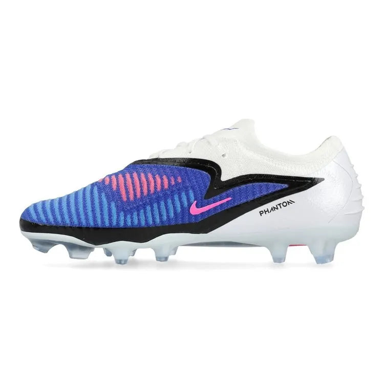 Nike Phantom 6 Elite Low Cut FG Attack - Racer Blue/Pink Blast/White